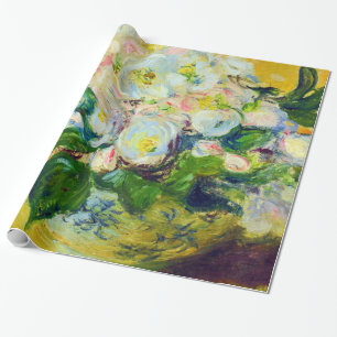 Julen steg blommor presentpapper