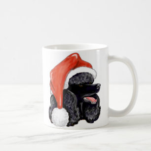 Julen svärtar den standarda pudeln kaffemugg