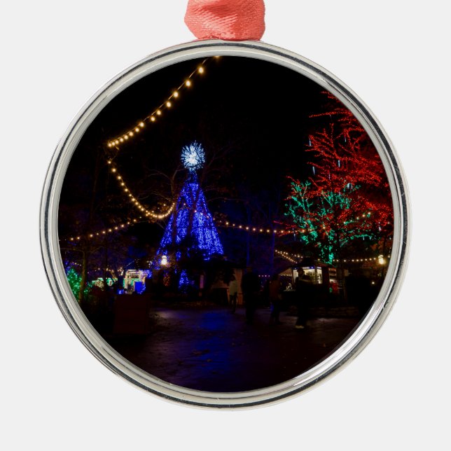 Julen tänder Galore Julgransprydnad Metall (Framsidan)