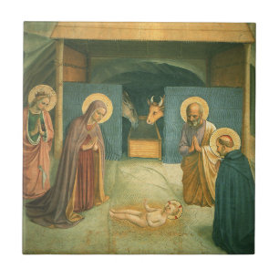Julenatt av Fra Angelico Kakelplatta
