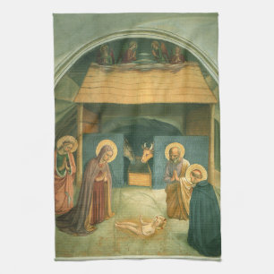 Julenatt av Fra Angelico Kökshandduk
