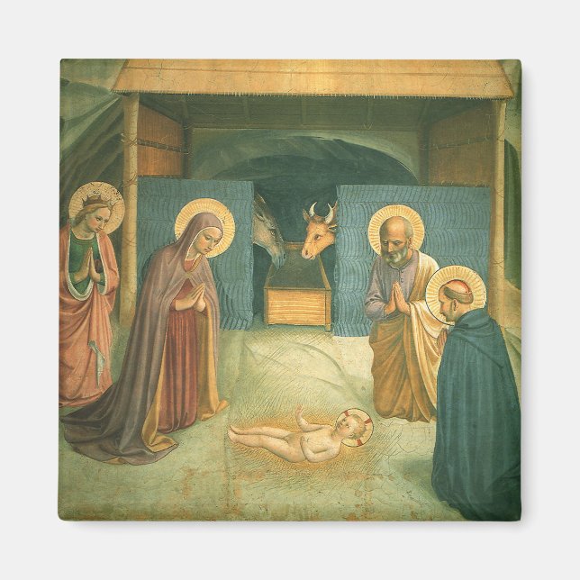 Julenatt av Fra Angelico Magnet (Framsidan)