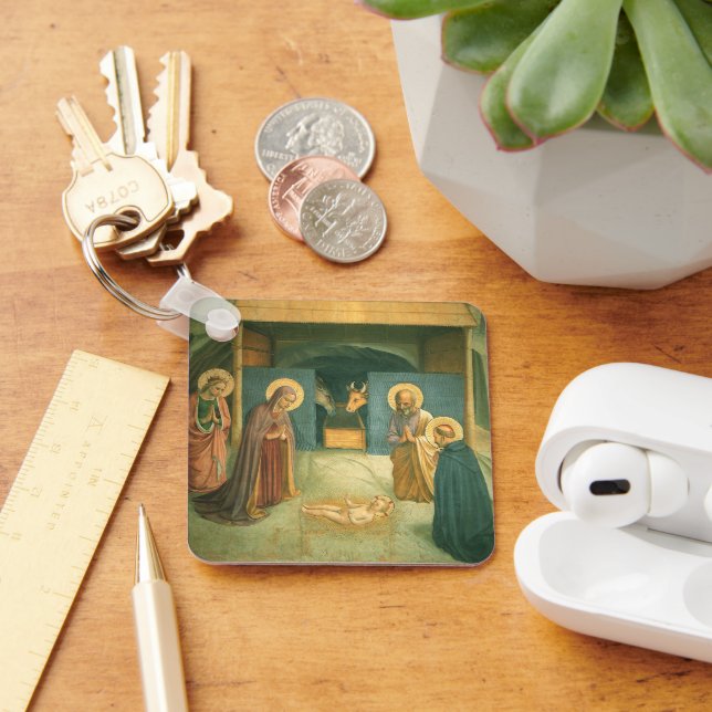 Julenatt av Fra Angelico Nyckelring (Skrivbord)