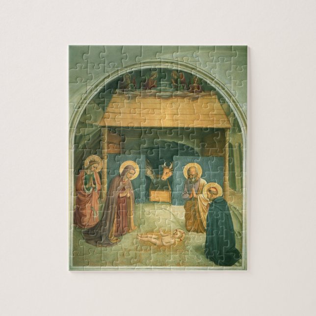 Julenatt av Fra Angelico Pussel (Vertikal)