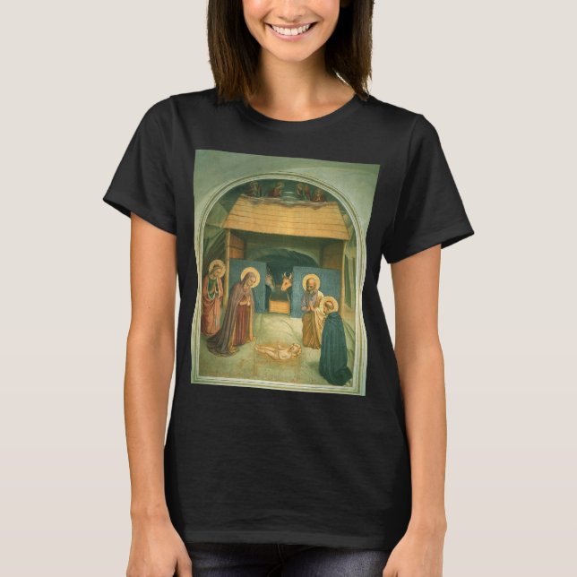 Julenatt av Fra Angelico T Shirt (Framsida)