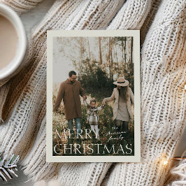 Julenkelt Foto Högtidskort Julkort