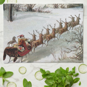 Julenostalgi, Sankt Nikolaus med renar Kökshandduk