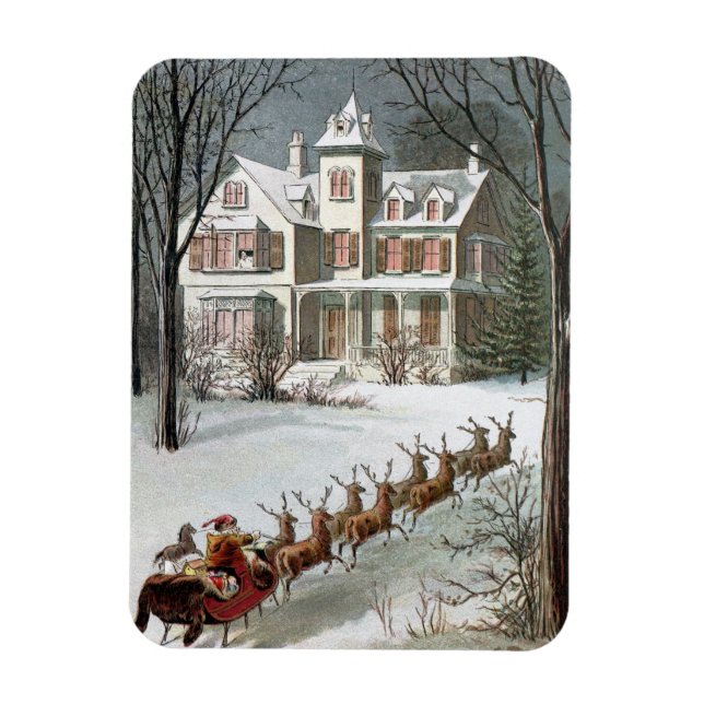 Julenostalgi, Sankt Nikolaus med renar Magnet (Vertikal)