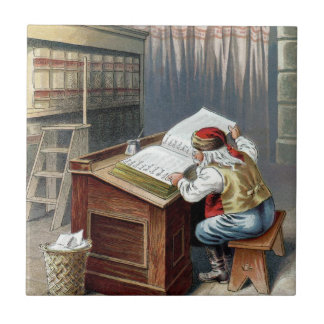 Julenostalgi, Sankt Nikolaus snälla eller stygga Kakelplatta