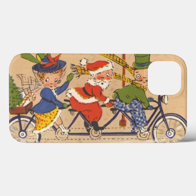 Julenostalgi, Tomte på cykel (Baksida (horisontell))