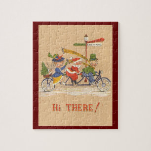 Julenostalgi, Tomte på cykel Pussel