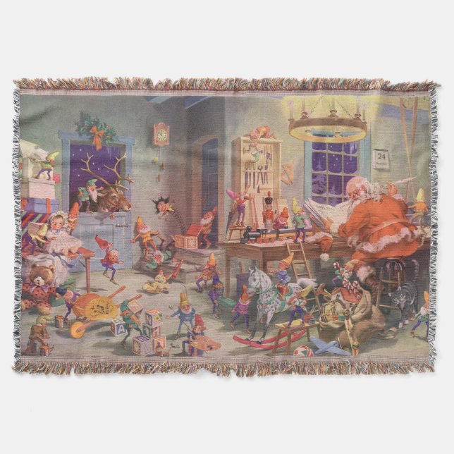 Julenostalgi, Tomtefar med Tomtarnas Verkstad Filt (Framsidan)