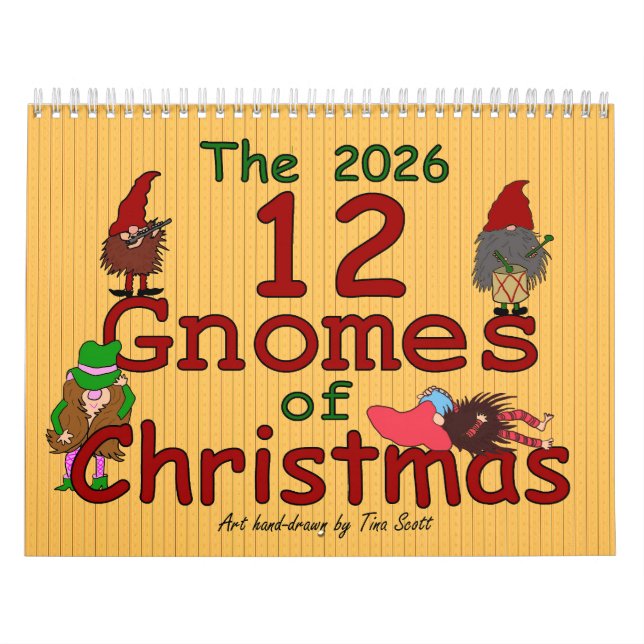 Julens 12-årsjubileum 2026 kalender (Omslag)