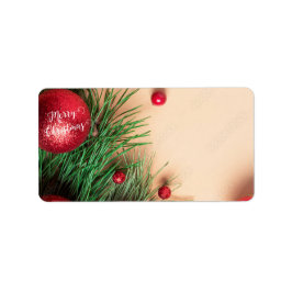 Julens Adressetiketter för prydnadsföremål