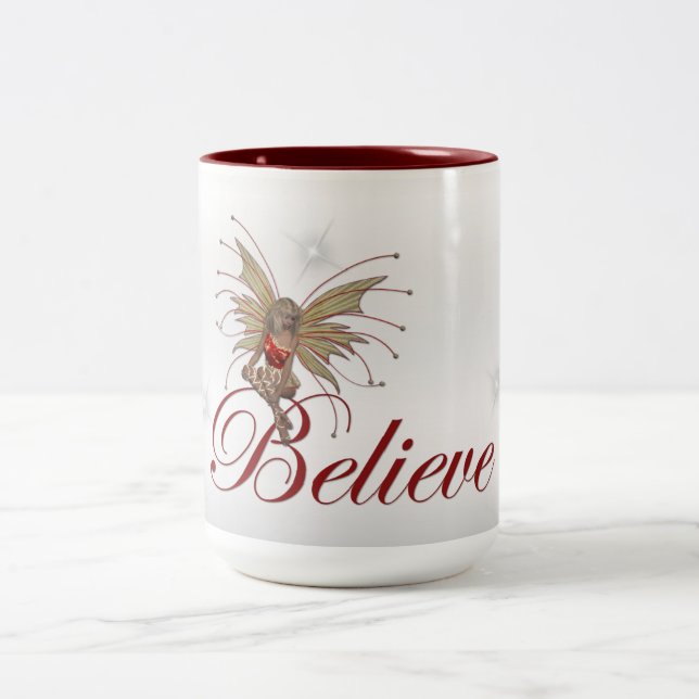 Julens Älva Tro 2 - Helgdag Mugg (Center)