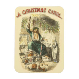 Julens Ande Närvarande Scrooge Magnet