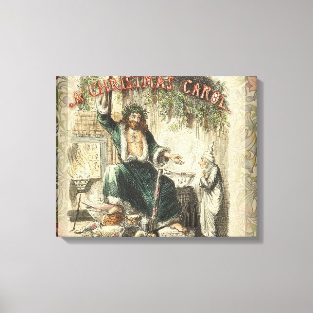Julens Andetagande Scrooge Canvastryck (Framsida)
