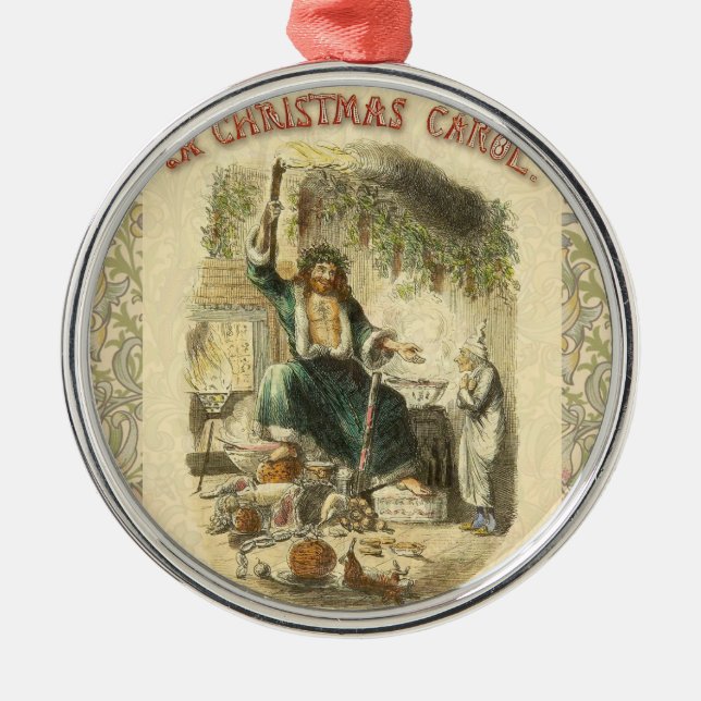 Julens Andetagande Scrooge Julgransprydnad Metall (Framsidan)