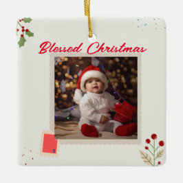 Julens Anpassningsbar Photo Ornament
