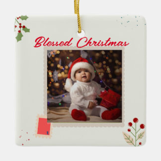 Julens Anpassningsbar Photo Ornament