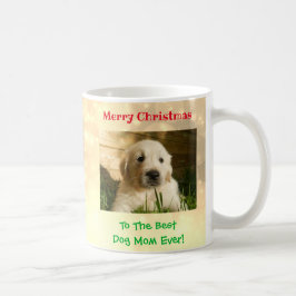 Julens bästa Hund Mamma någonsin Pet Photo Kaffemugg
