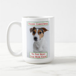 Julens bästa Hund Mamma någonsin Pet Photo Kaffemugg