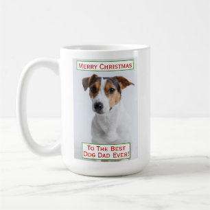 Julens bästa Hund Pappa någonsin Pet Photo Kaffemugg
