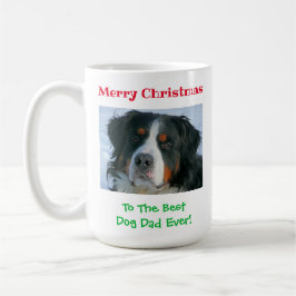 Julens bästa Hund Pappa någonsin Pet Photo Kaffemugg
