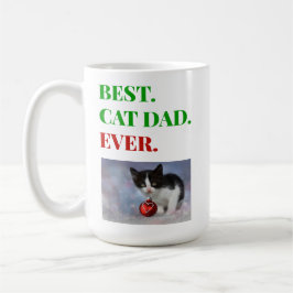 Julens bästa Kat Pappa någonsin Foto Kaffemugg