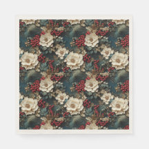 Julens Blommigt med White Flowers & Greenery