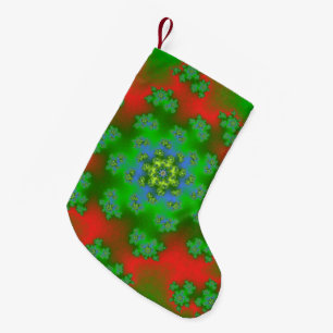 Julens Blommigt Sprinkles Liten Julstrumpa