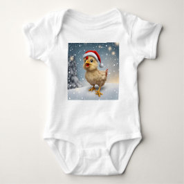 Julens Chick, Helgdag Chick, Santa Hat, Julafton T Shirt