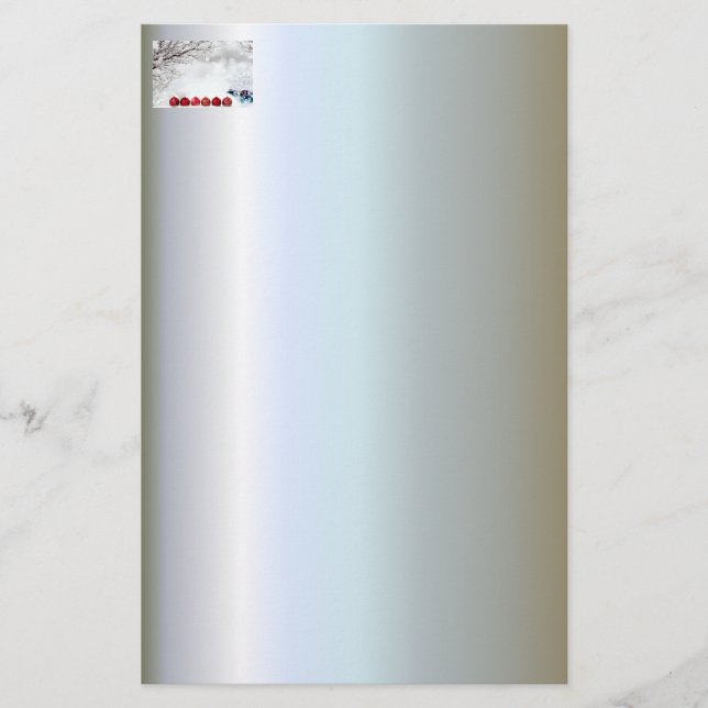 Julens Dekoration för prydnadsföremål Brevpapper (Framsida)