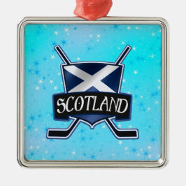 Julens Dekoration Scottish Ice Hockey Flagga