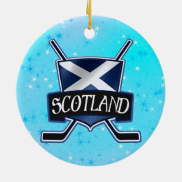 Julens Dekoration Scottish Ice Hockey Flagga