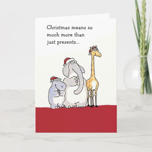 Julens Elak så mycket mer än... Helgkort (Framsida)