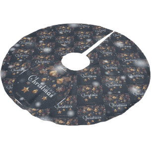 Julens Elegant Gift Julgransmatta Borstad Polyester