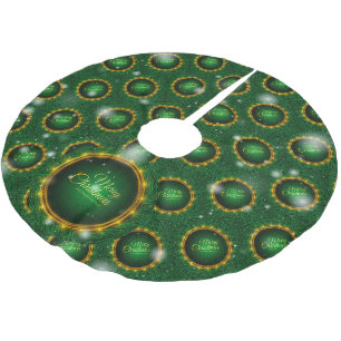 Julens Elegant Gift Julgransmatta Borstad Polyester