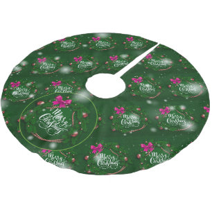 Julens Elegant Gift Julgransmatta Borstad Polyester