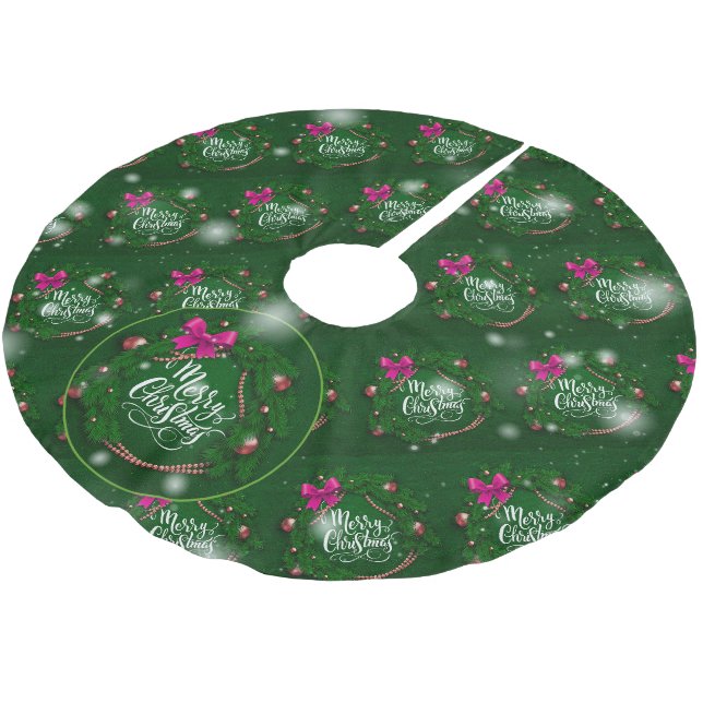 Julens Elegant Gift Julgransmatta Borstad Polyester (Vinklad)