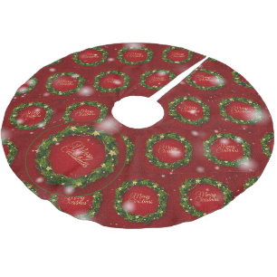 Julens Elegant Gift Julgransmatta Borstad Polyester
