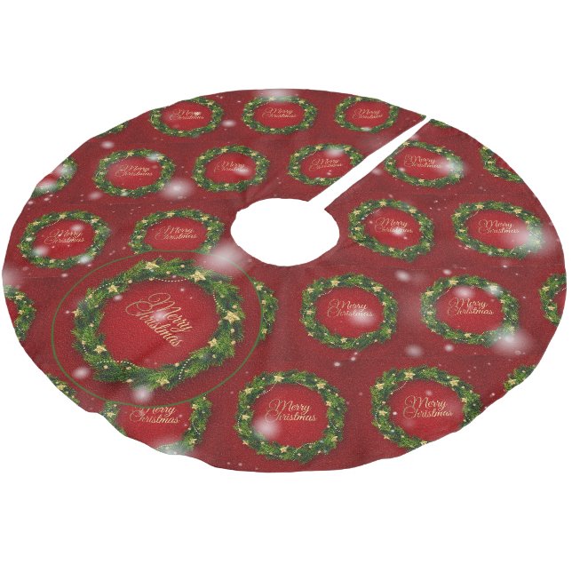 Julens Elegant Gift Julgransmatta Borstad Polyester (Vinklad)