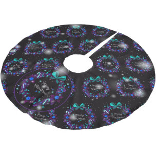 Julens Elegant Gift Julgransmatta Borstad Polyester