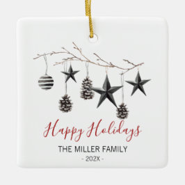 Julens Elegant Gren Ornament