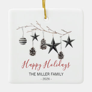 Julens Elegant Gren Ornament