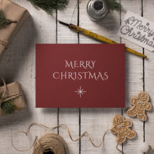 Julens Elegant Snowflake Simple Red