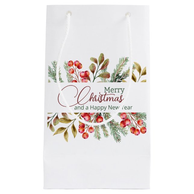 Julens Elegant Vattenfärg (Framsidan)