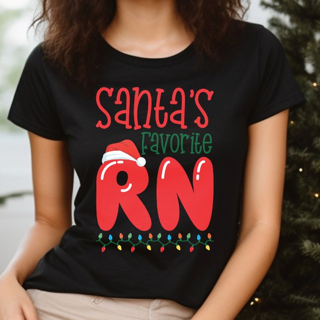 Julens Favorit RN Rolig Julsköterska T Shirt (Skapare uppladdad)