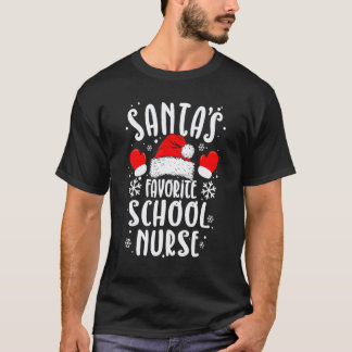 Julens Favorit Skolsjuksköterska Jul Merry Sjukskö T Shirt