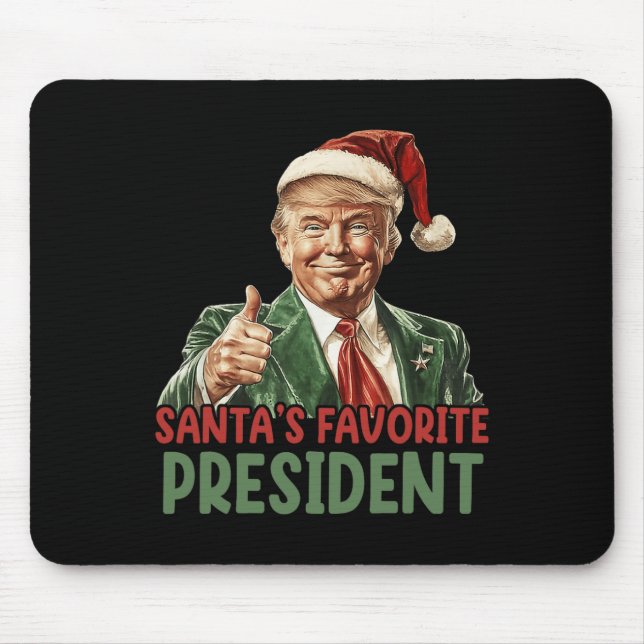 Julens favoritpresident, julklapp 2024 musmatta (Framsidan)